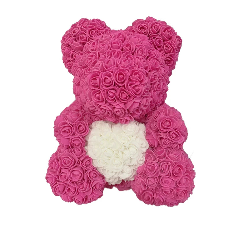 Classic Heart Rose Bears