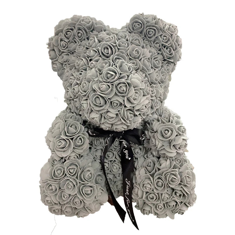 Signature Ribbon Rose Bears