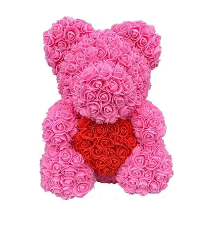 Classic Heart Rose Bears