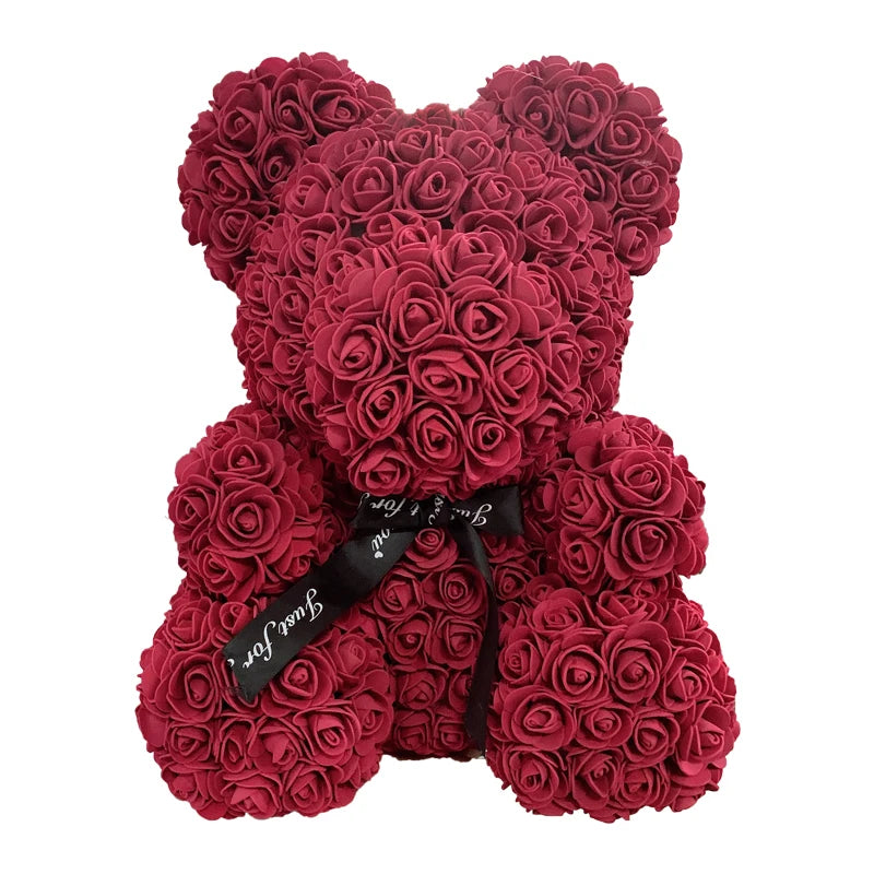 Signature Ribbon Rose Bears