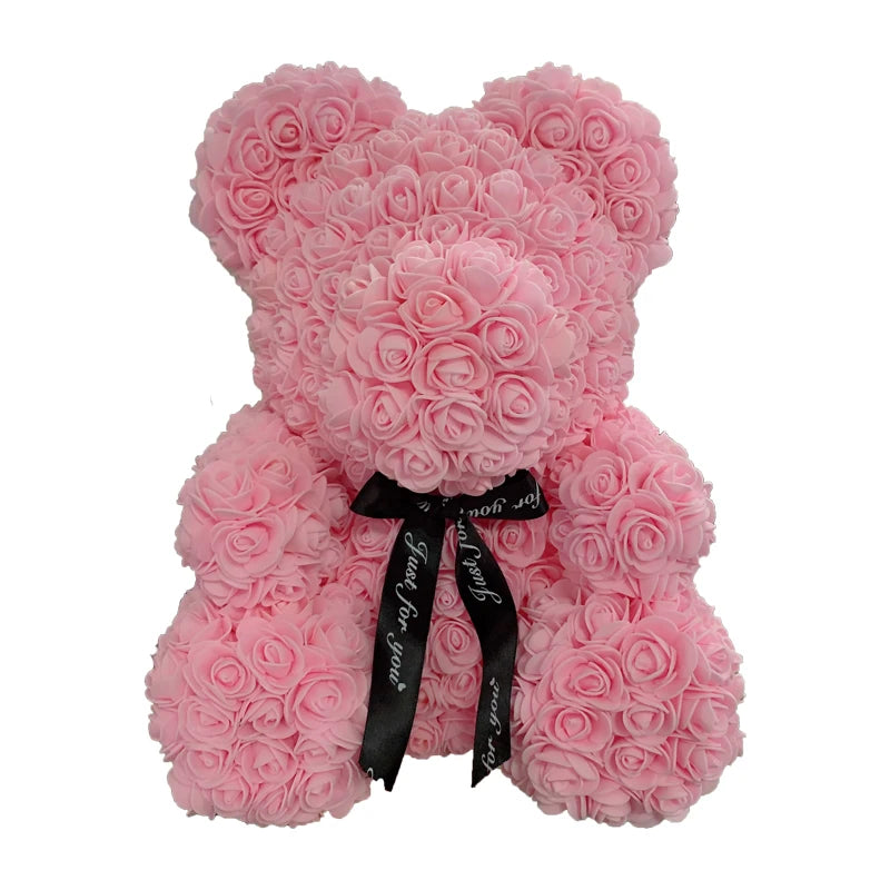 Signature Ribbon Rose Bears
