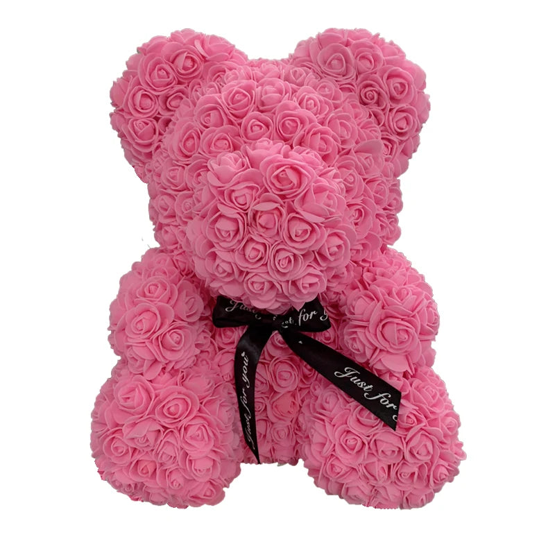 Signature Ribbon Rose Bears