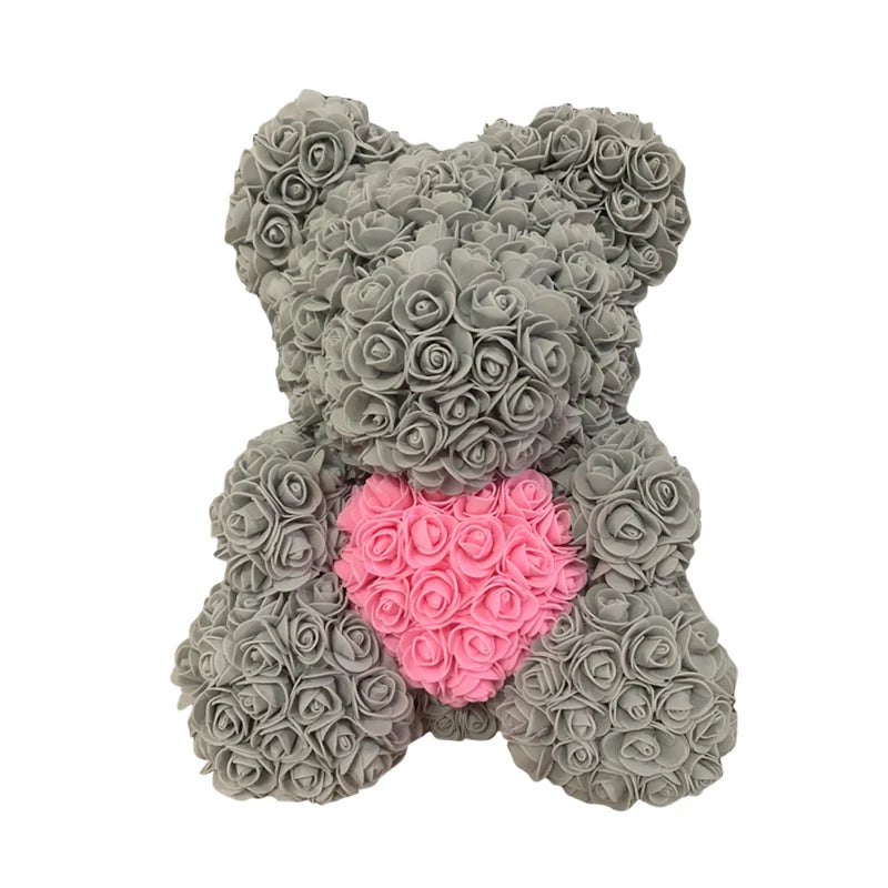 Classic Heart Rose Bears
