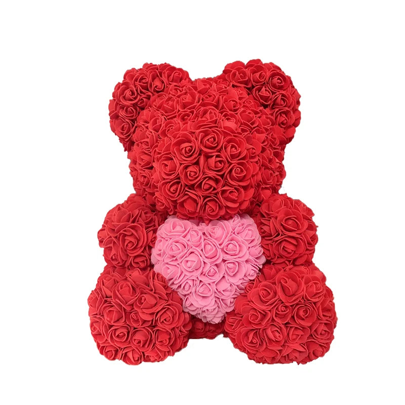 Classic Heart Rose Bears