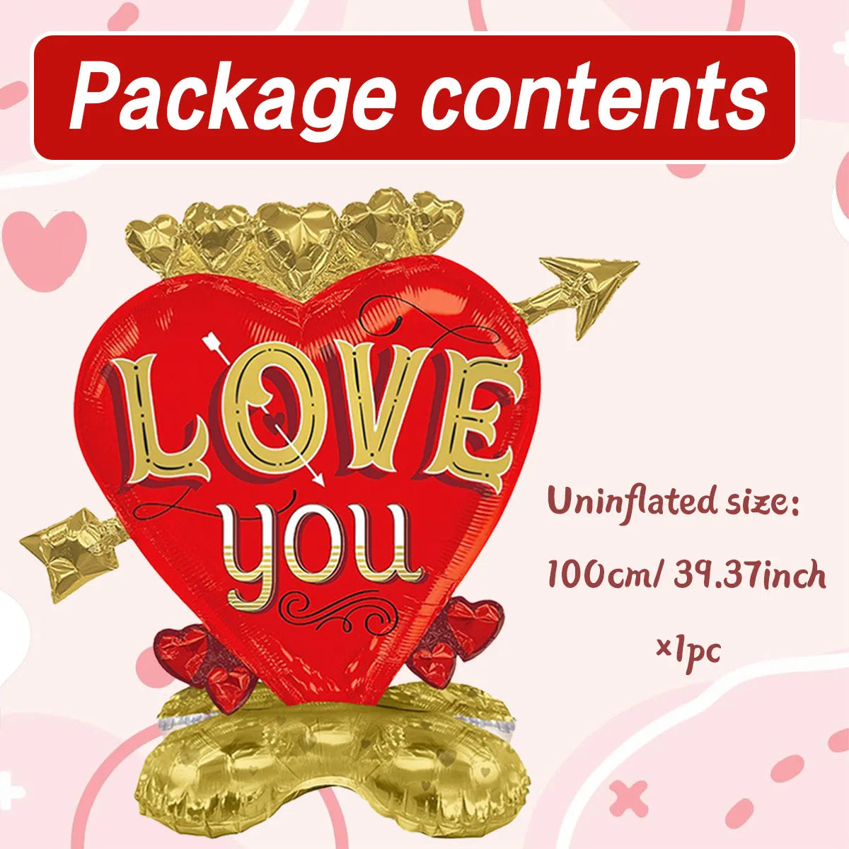 LOVE Aluminum Balloon Decoration