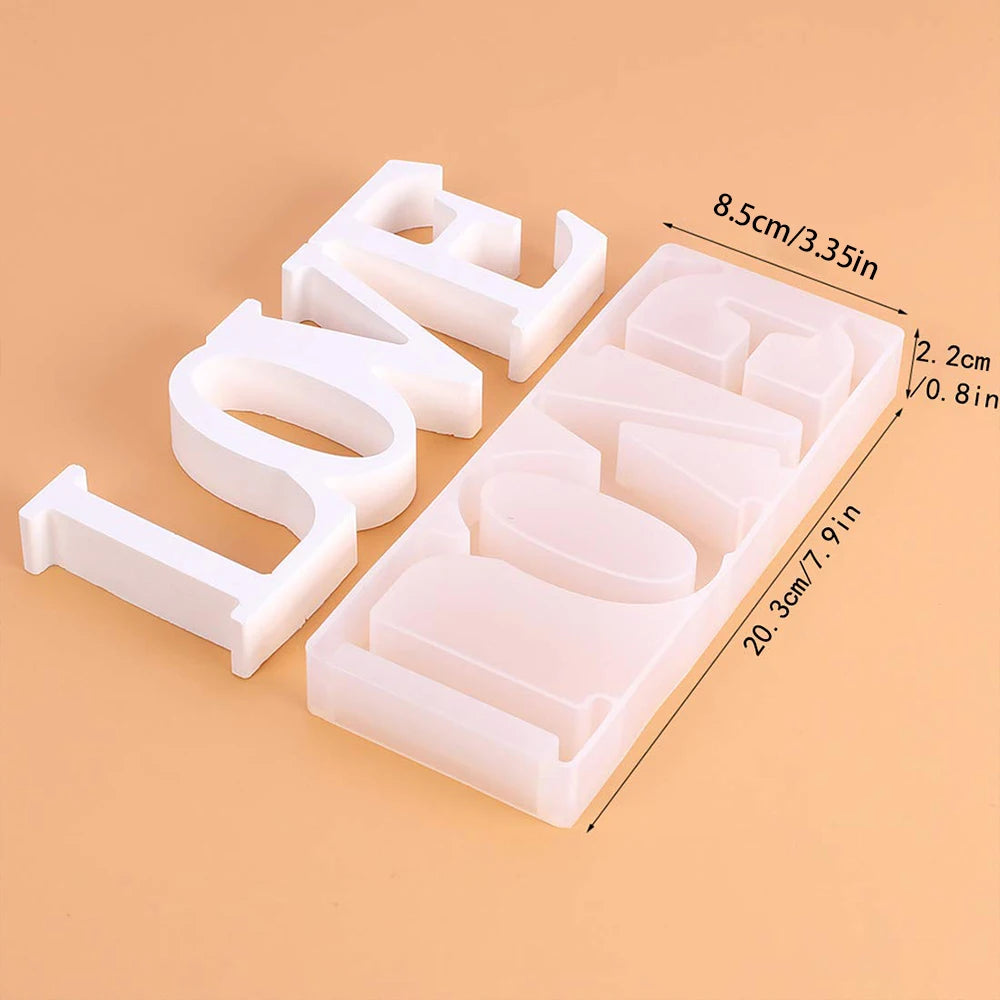 Love Letter Resin Mold Set