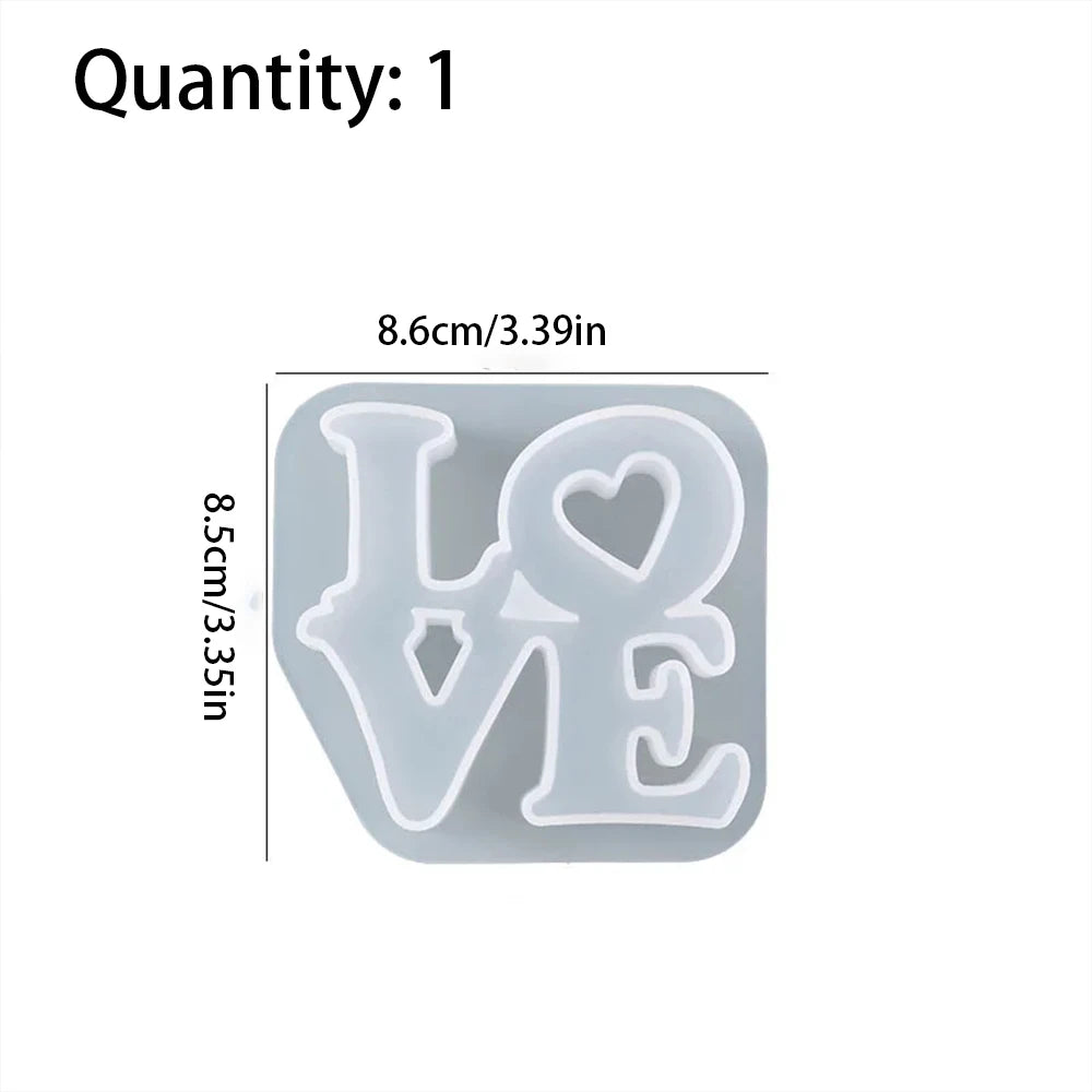 Love Letter Resin Mold Set