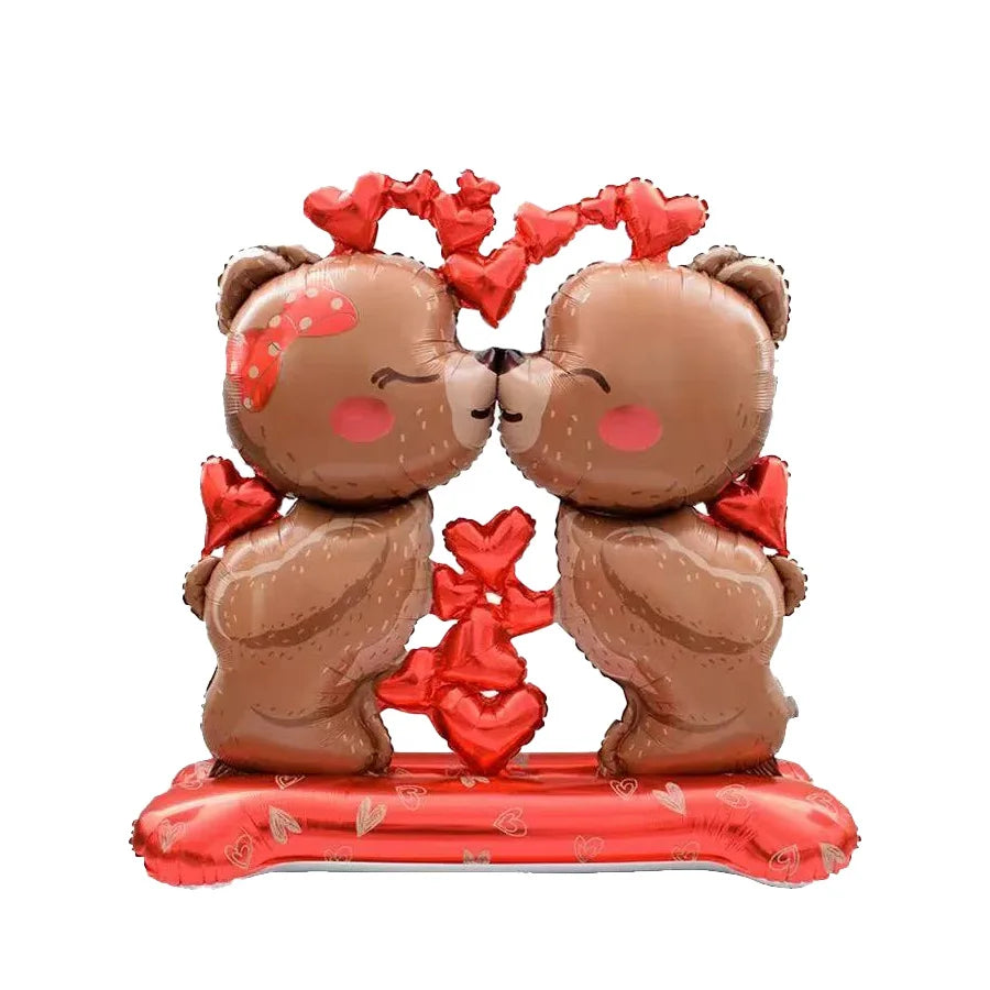 Kiss Love Bear Balloon Decoration