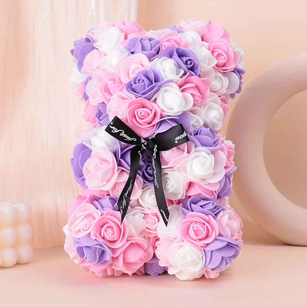 Artificial Flower Eternal Rose Teddy Bear