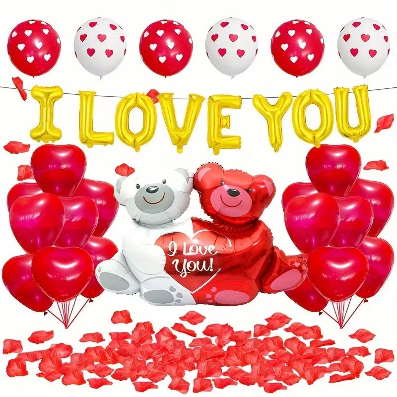 Valentine Love Balloon Set