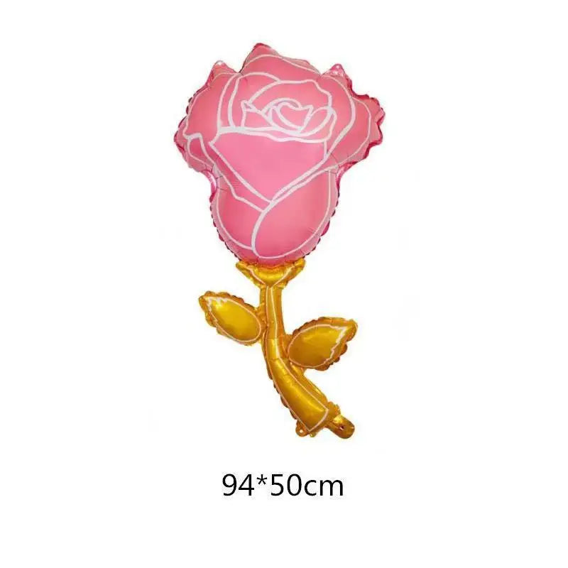 Love Bear Rose Balloon Decoration