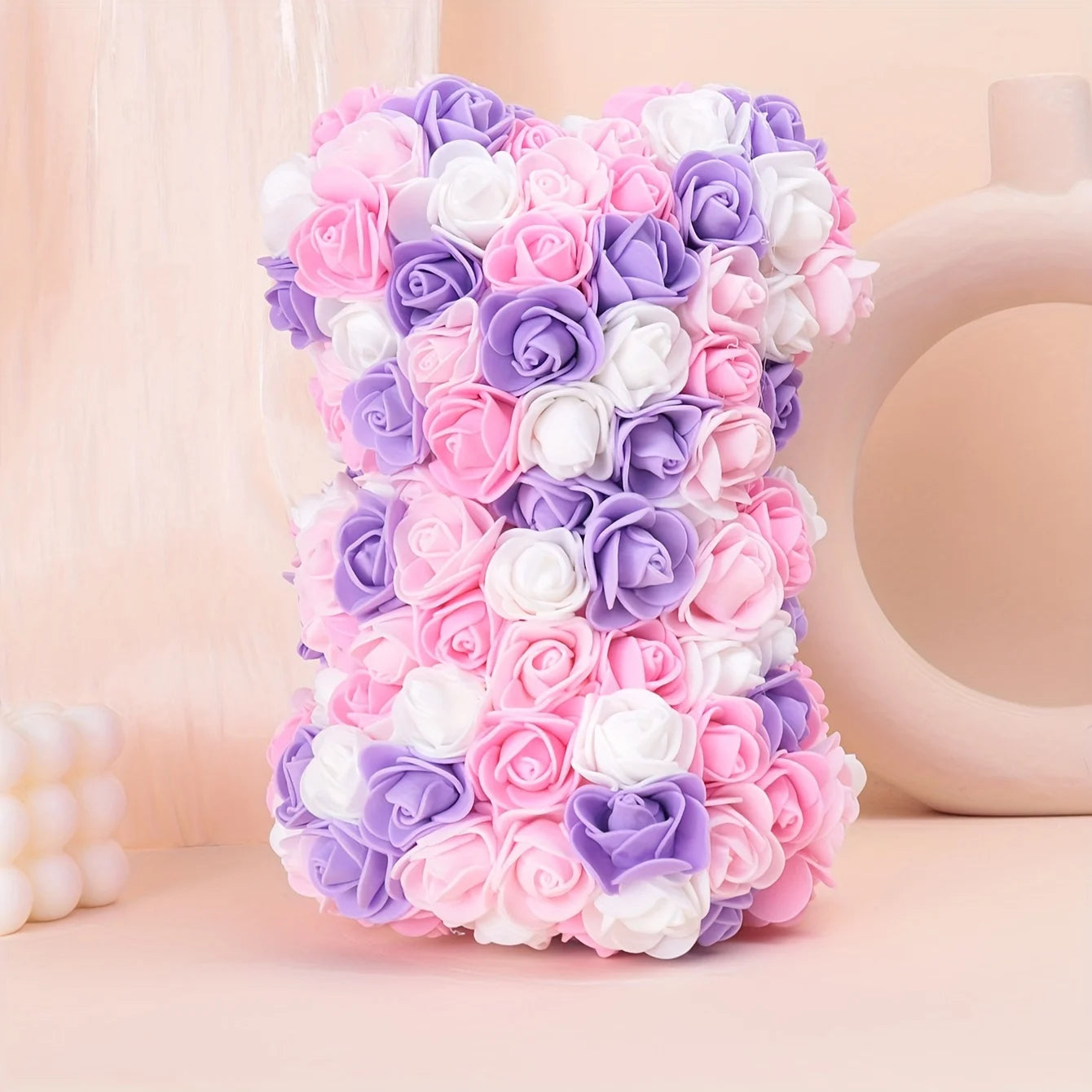 Artificial Flower Eternal Rose Teddy Bear