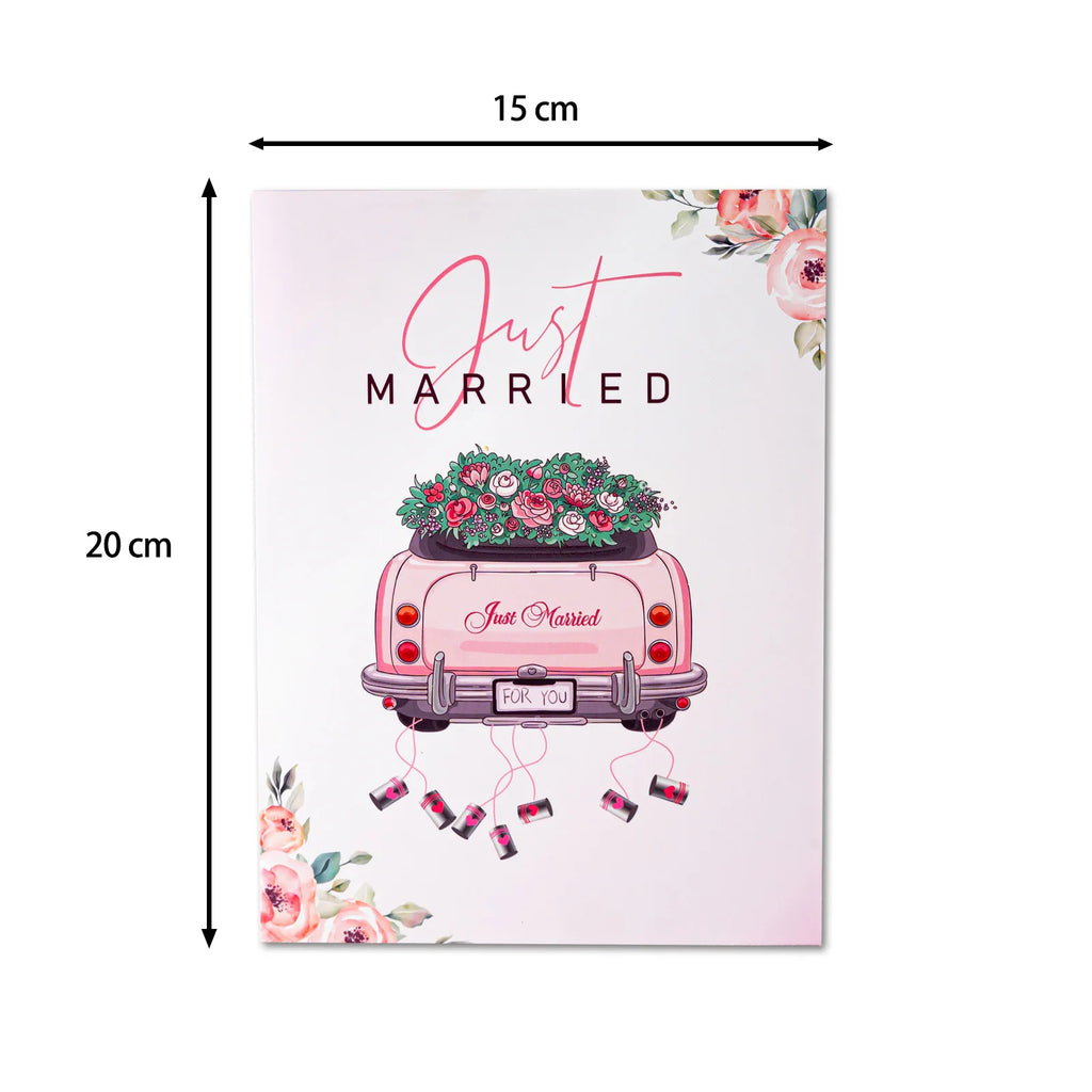 Romantic Car Pop-Up Greeting Card
